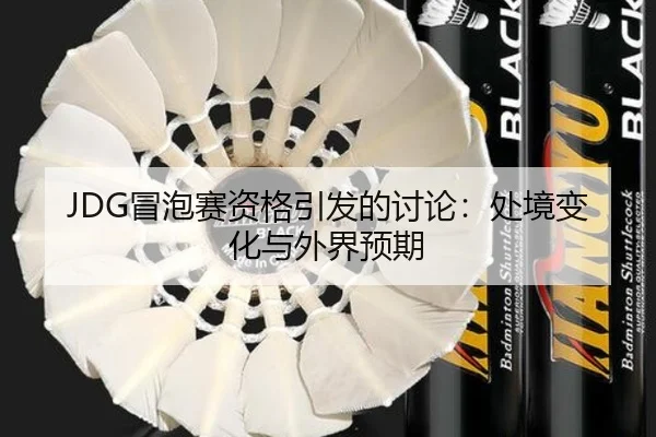 JDG冒泡赛资格引发的讨论：处境变化与外界预期
